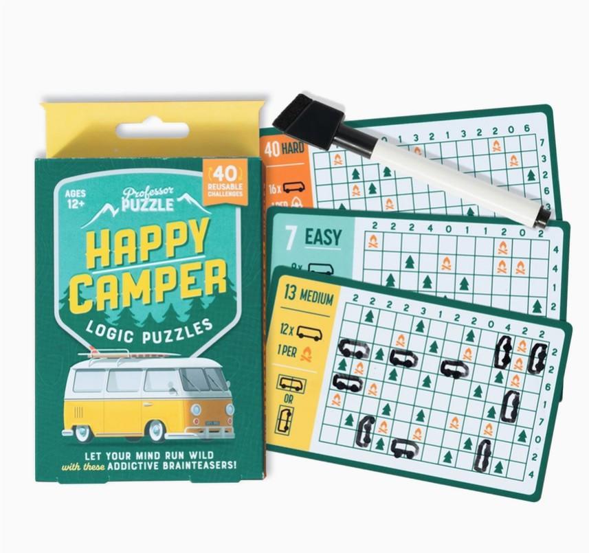 Happy Camper Logic Puzzles – Travel Puzzle Card Game