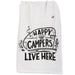 Happy Campers Kitchen Towel – Cotton, 28"x28" Camper & Cactus Print