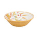 Decorative bowl with autumnal design on a white background