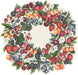 Hester & Cook Wild Berry Round Paper Placemats – 12 Sheets