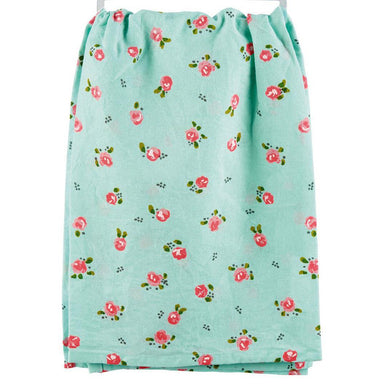 Home Is Where Mom Is Mint Green Cotton Tea Towel