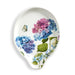 Hydrangea Ceramic Spoon Rest – 4.5x6in, Stylish Kitchen Essential