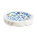 Hydrangea Melamine Appetizer Plates – Set of 4, 6.5"