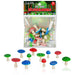 colorful Itty Bitty plastic Mushrooms bag of 12