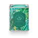 Candle tin with jungle green design and 'Jungle Green Magnolia' label on a white background