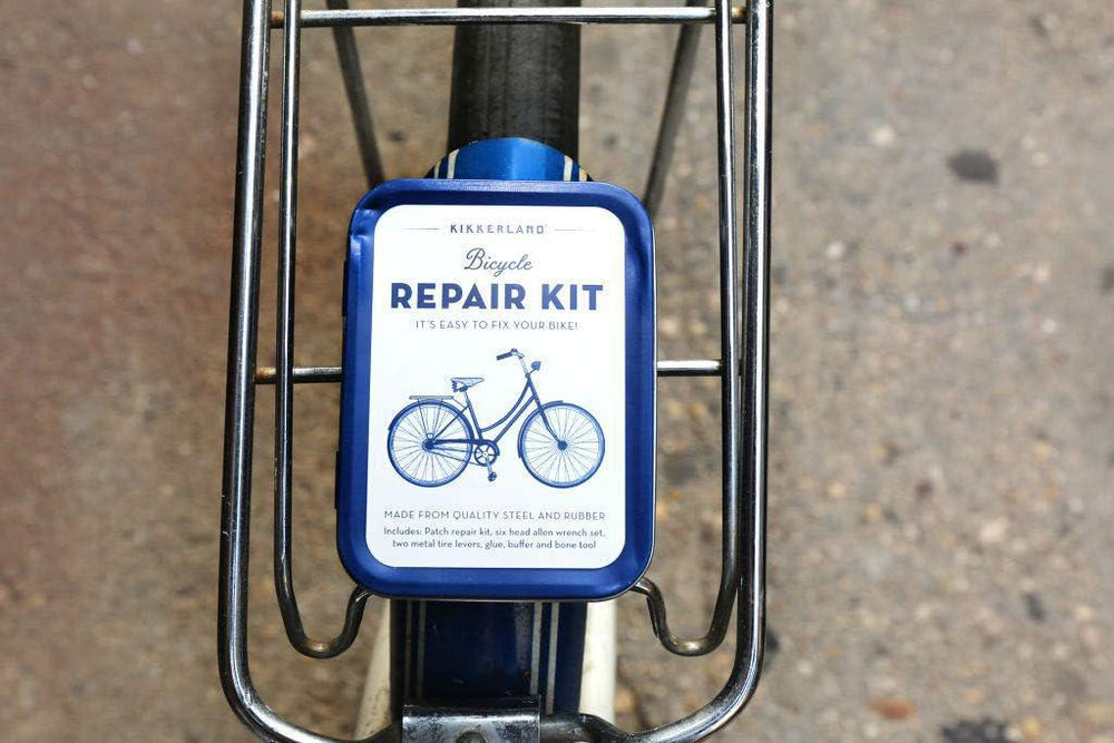 Kikkerland Bike Repair Tin Kit – Compact DIY Cycling Tools