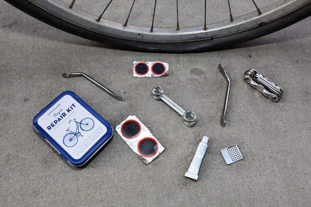 Kikkerland Bike Repair Tin Kit – Compact DIY Cycling Tools