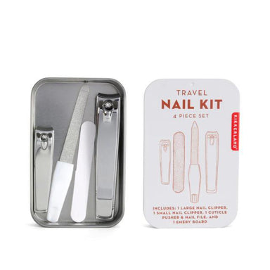 Kikkerland Design Manicure Set – Travel-Friendly Nail Care Kit