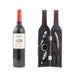 Kikkerland Wine Bottle Accessory Set – Travel-Friendly Wine Kit