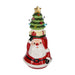 LED Light-Up Santa & Tree Figurine – 7” Holiday Decor