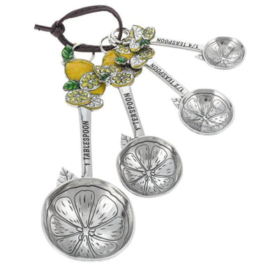 Lemon Slice Measuring Spoons – 4 pc Set, Fun Kitchen Tools