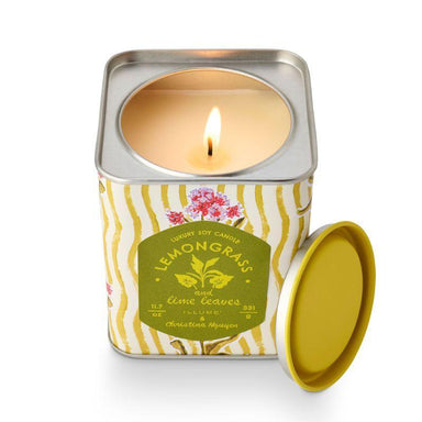 Lemongrass & Lime Tin Candle – Fresh Citrus Glow