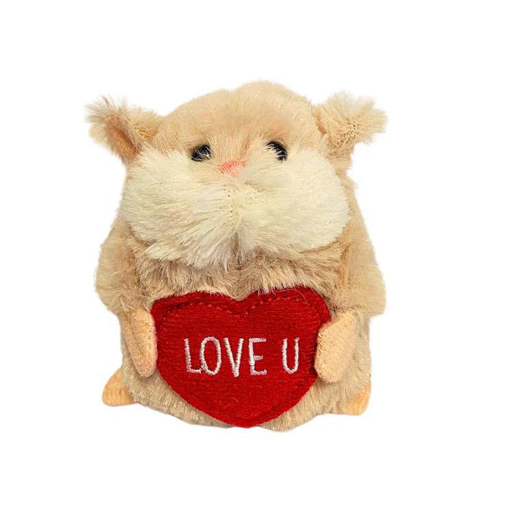 Li'l Hamster with Heart Plush