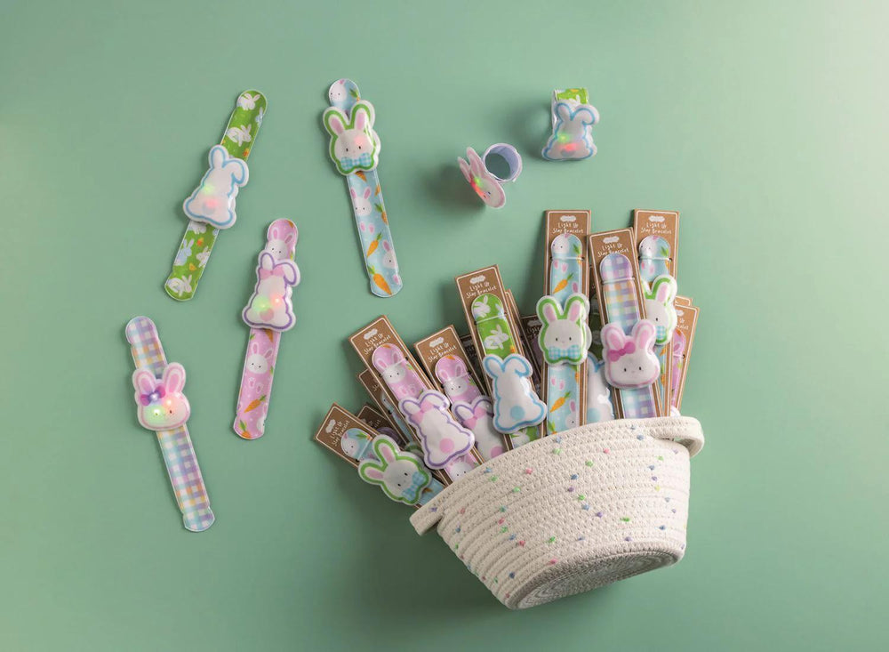 Light-Up Bunny Slap Bracelet – Easter Basket Fun