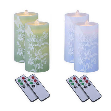 Lily & Butterfly LED Water Candle with Remote – Sold Individually