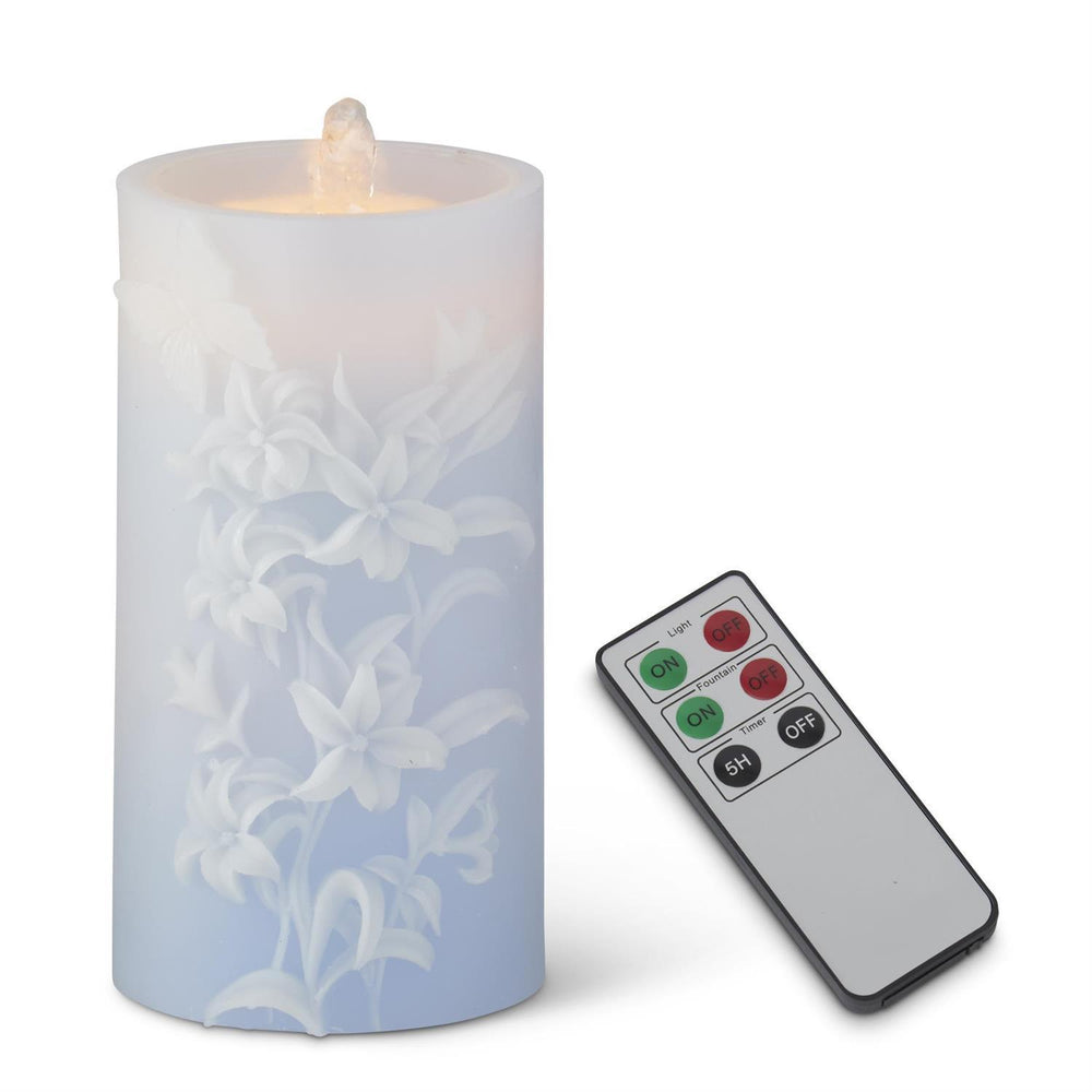 Lily & Butterfly LED Water Candle with Remote – Sold Individually