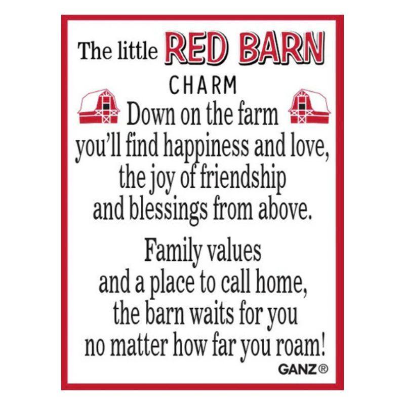 Little Red Barn Charm Token | Farmhouse Keepsake Gift