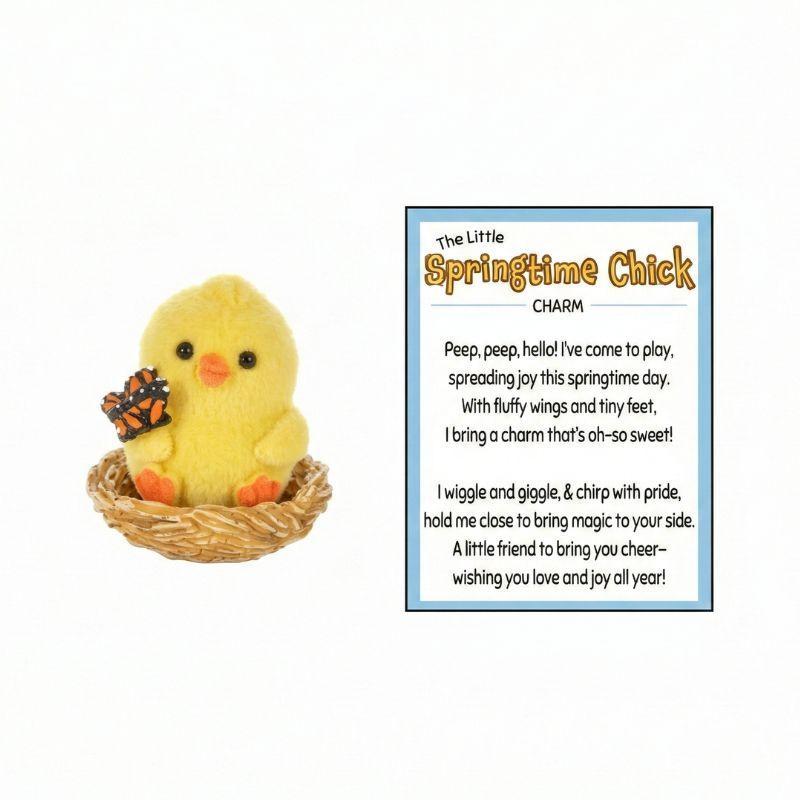 Little Springtime Chick Charm – Pocket-Sized Joy