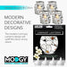 MODGY Luminary Lanterns packaging with product and text on a white background