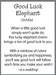 Lucky Elephant Pocket Token – Good Luck Charm (Assorted).