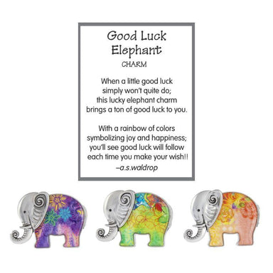 Lucky Elephant Pocket Token – Good Luck Charm (Assorted)