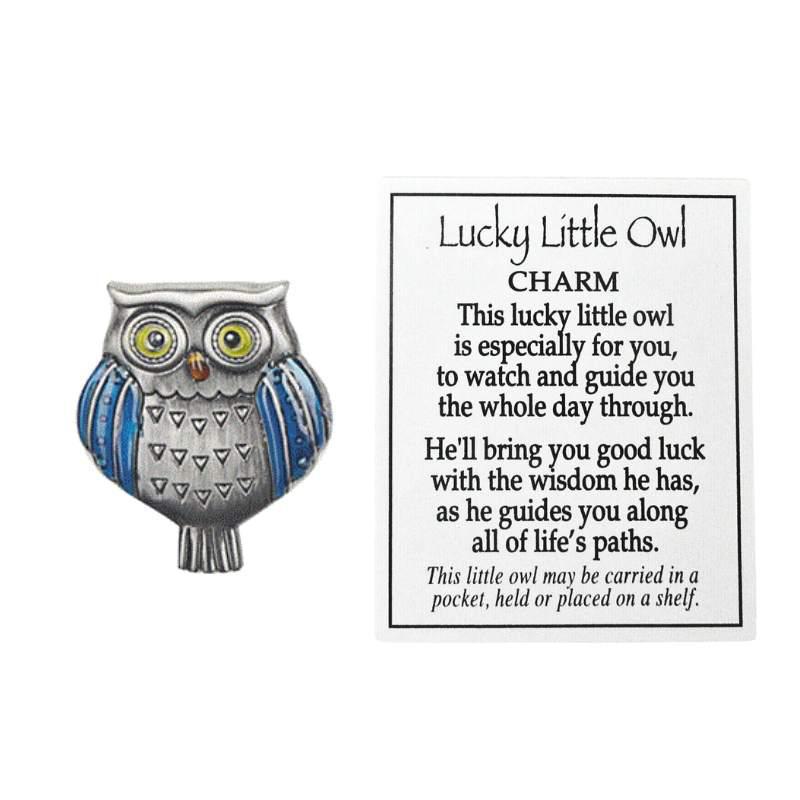 Lucky Little Owl Charm – Mini Good Luck Token