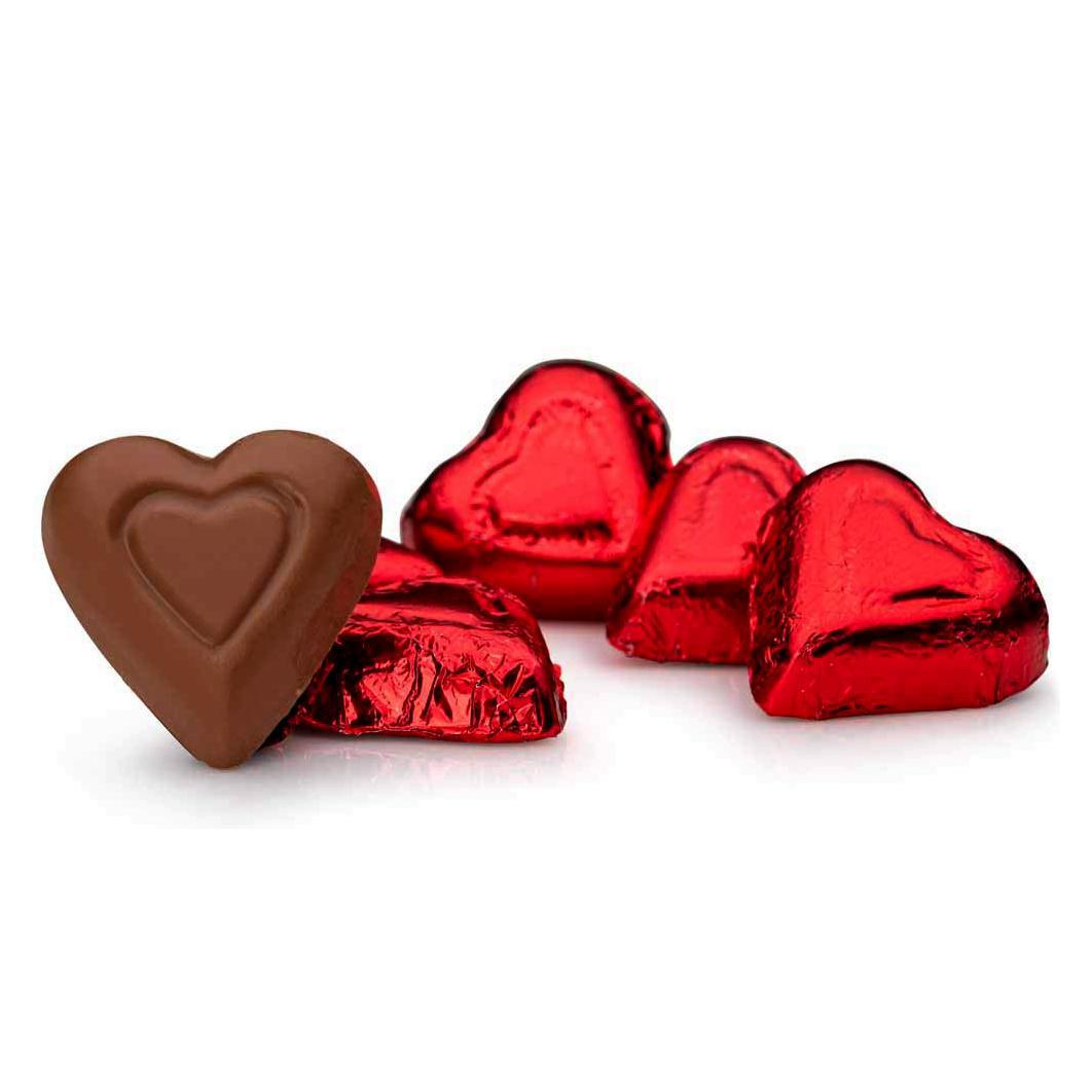 Madelaine Milk Chocolate Hearts: Premium Delights in Red Foil