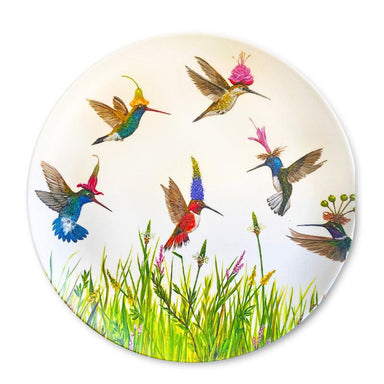 Meadow Buzz Bamboo Plate Set - Set of 4 Eco-Friendly Plates