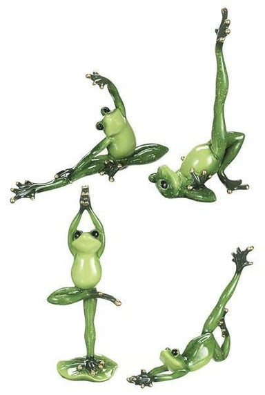 Medium Green Frog Figurine – Randomly Chosen Resin Delight