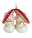 Merry Little Mushroom Kissing Couple Ornament - Festive Love & Charm