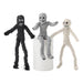 Mini Bendy Halloween Mummy – 9" Fabric Decoration, Random Style