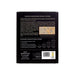 Back of a product packaging with text and a barcode on a white background