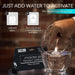 MODGY floating LED tealight candle with packaging and instructions on water activation.