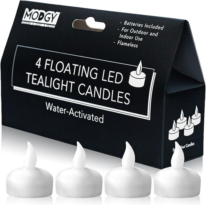 Modgy Lumizu Water-Activated LED Floating Candles Set
