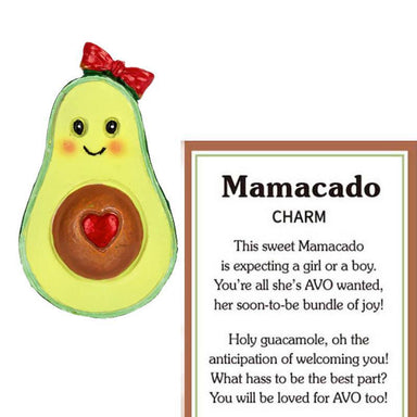 Mom To Be - Mamacado Charm: A Whimsical Gift for Expecting Moms!