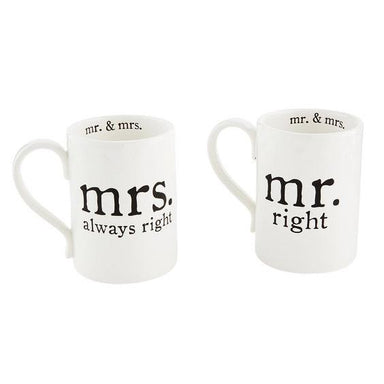 Mr. & Mrs. Coffee Mug Set: Perfect Gift for Couples