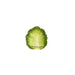 Green leafy vegetable dish with 'Romaine calm' text on a white background