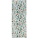 Multicolor Woven Slub Botanical Table Runner with Kantha Stitch