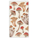 Pattern of mushrooms on a beige background