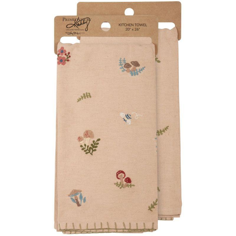Mushroom Toss Kitchen Towel – Cottagecore Bees & Blooms