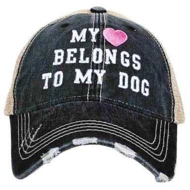 My Heart Belongs to My Dog Trucker Hat: A Paw-some Statement Piece!