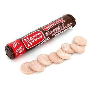 Necco Chocolate Wafer Candy Single Roll: A Classic Movie Theater Favorite!