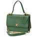Never Mind Forest Green Leather Chain Crossbody Bag