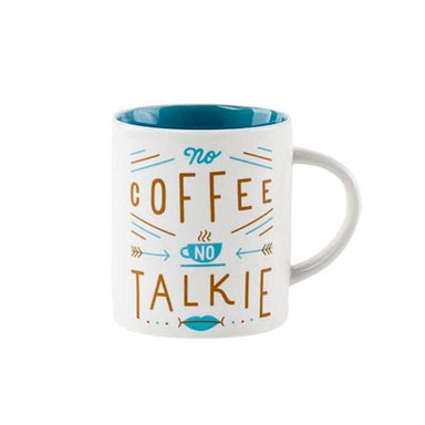 No Coffee No Talkie Ceramic Mug – 4"