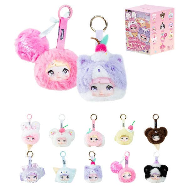 Nommi 100% Sweetness Series Plush Keychain Blind Box | Kawaii