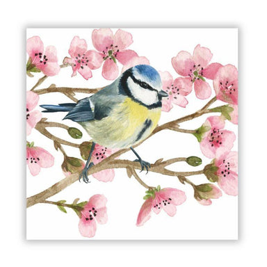 Oiseau Printemps Beverage Napkins – 5" x 5", 20 Pack