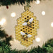 Old World Christmas Honeycomb Glass Ornament – Bee-Themed Tree Decor