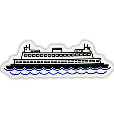 PNW Ferry Boat Vinyl Sticker - Sail into Adventure!