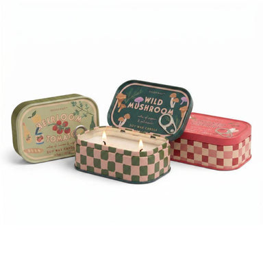 Paddywax Bistro Tin Candle – 3 Scents, 4.5 oz Two-Wick
