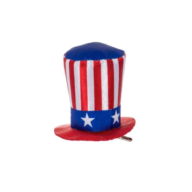  Patriotic Pride Mini Hat Clips 